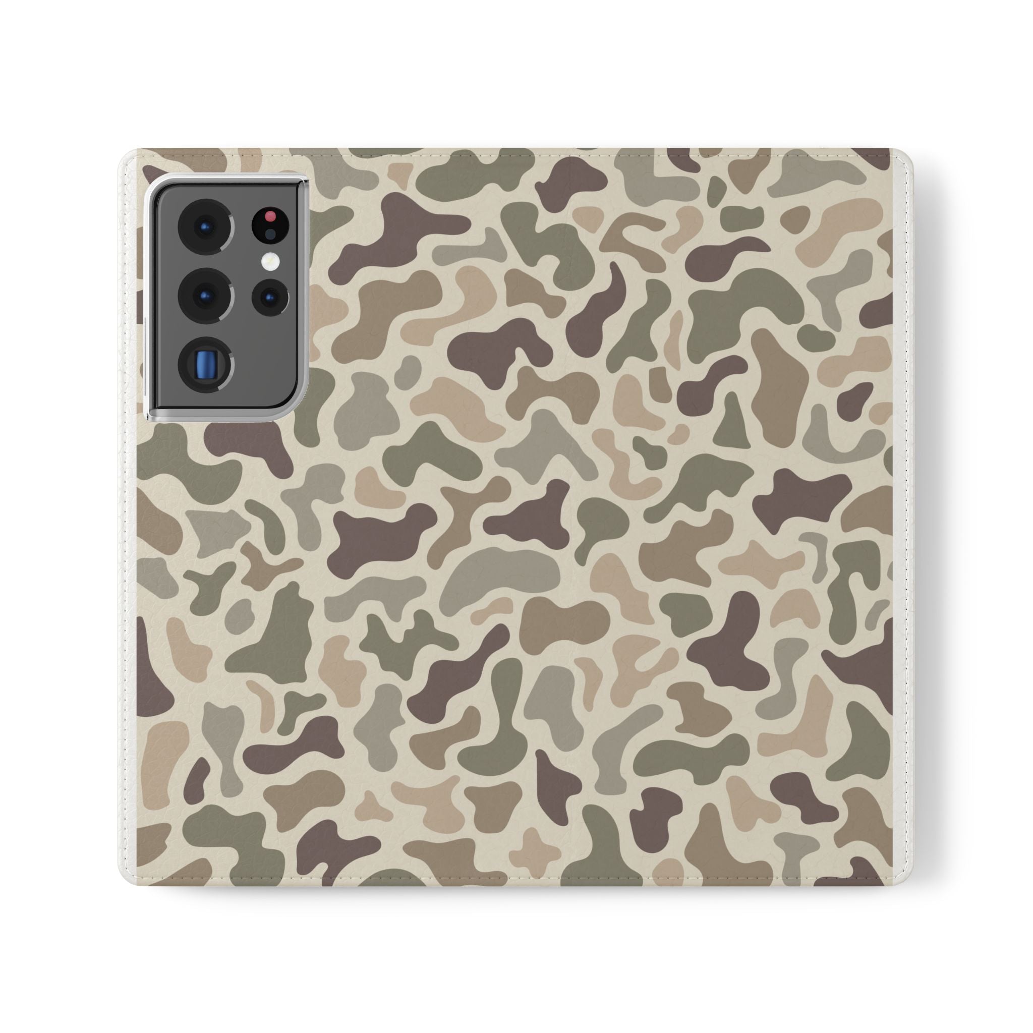 Duck Camouflage Flip Phone Case — Wallet Flip Case with Card Slots