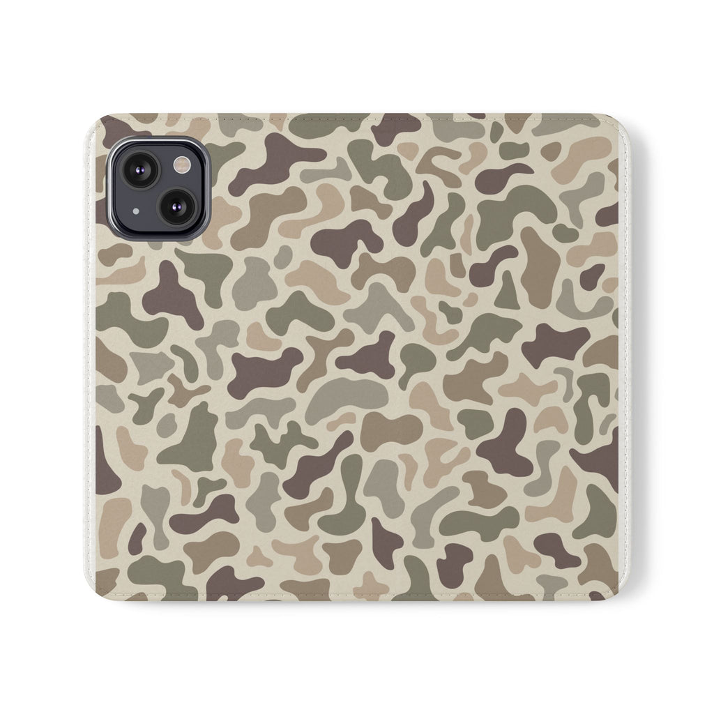 Duck Camouflage Flip Phone Case — Wallet Flip Case with Card Slots