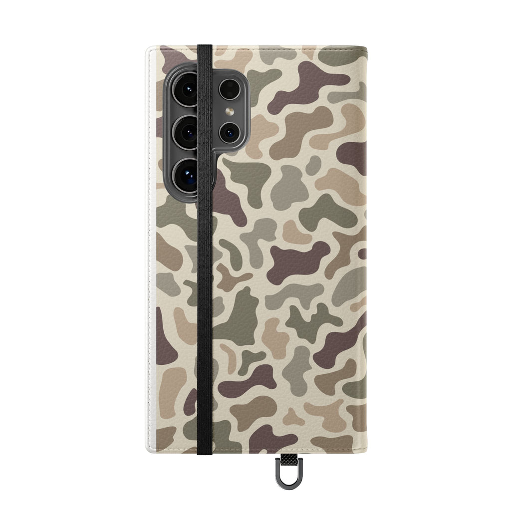 Duck Camouflage Flip Phone Case — Wallet Flip Case with Card Slots
