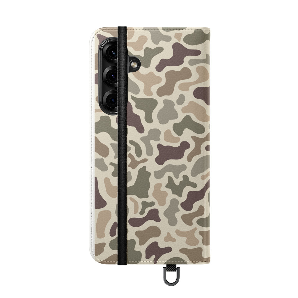 Duck Camouflage Flip Phone Case — Wallet Flip Case with Card Slots