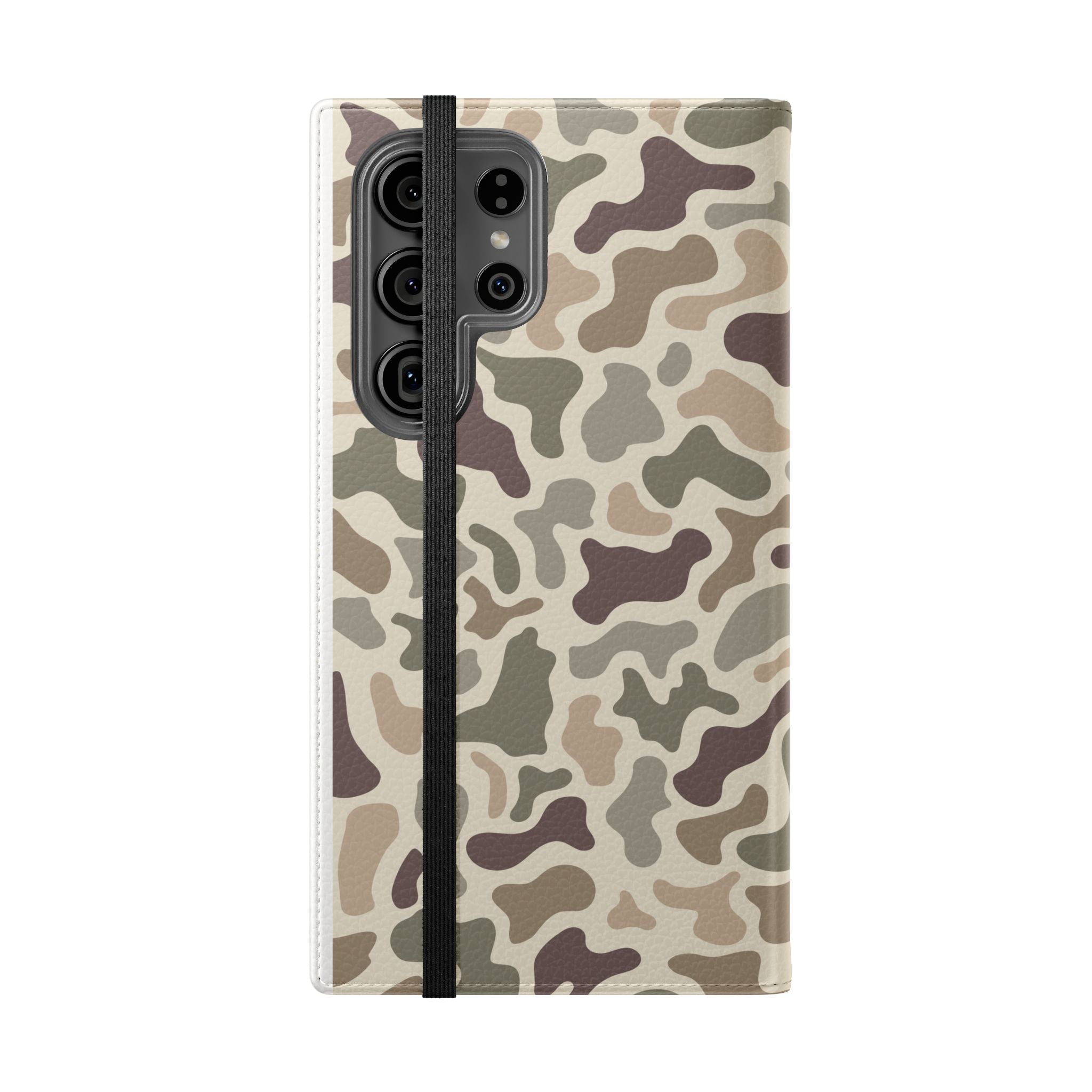 Duck Camouflage Flip Phone Case — Wallet Flip Case with Card Slots