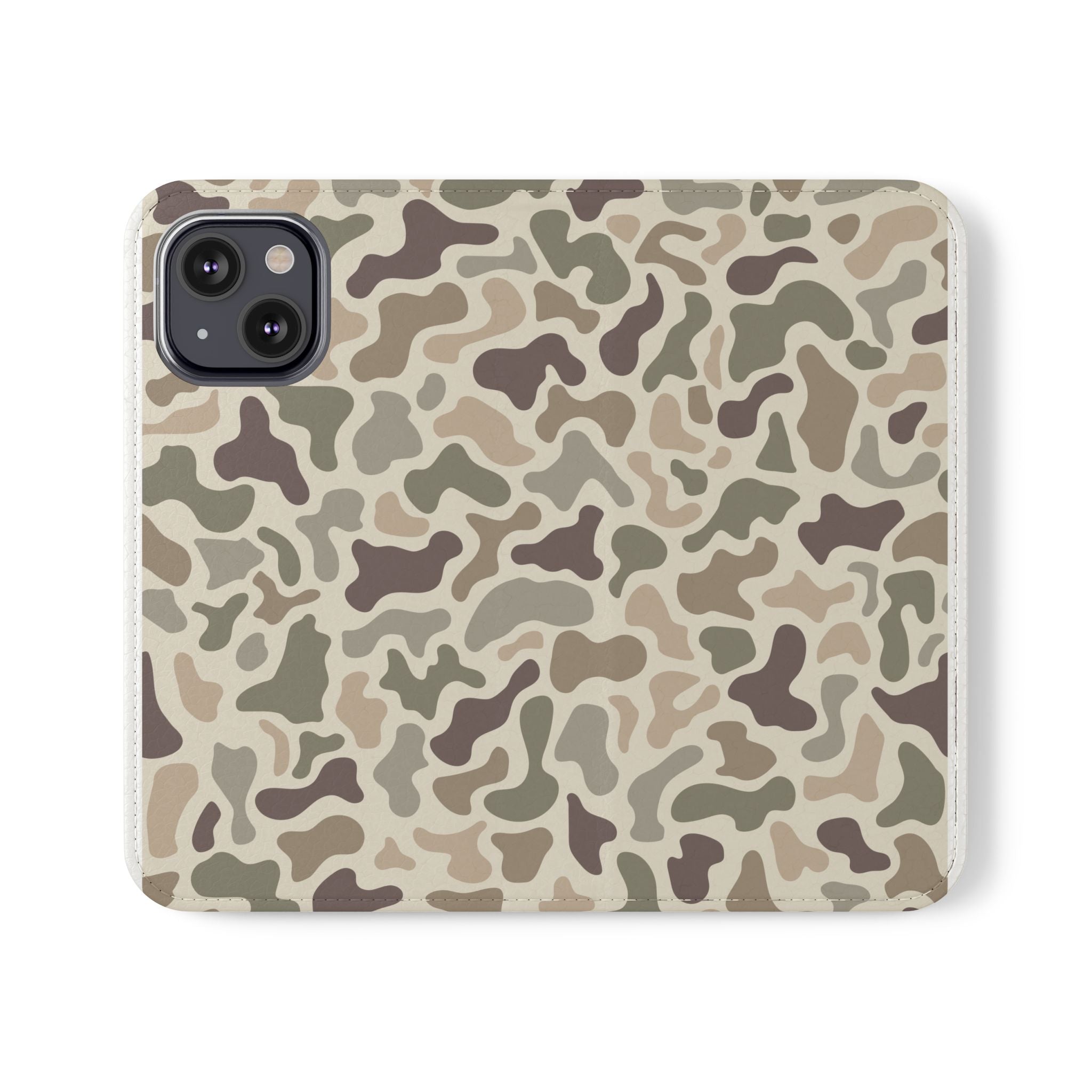 Duck Camouflage Flip Phone Case — Wallet Flip Case with Card Slots