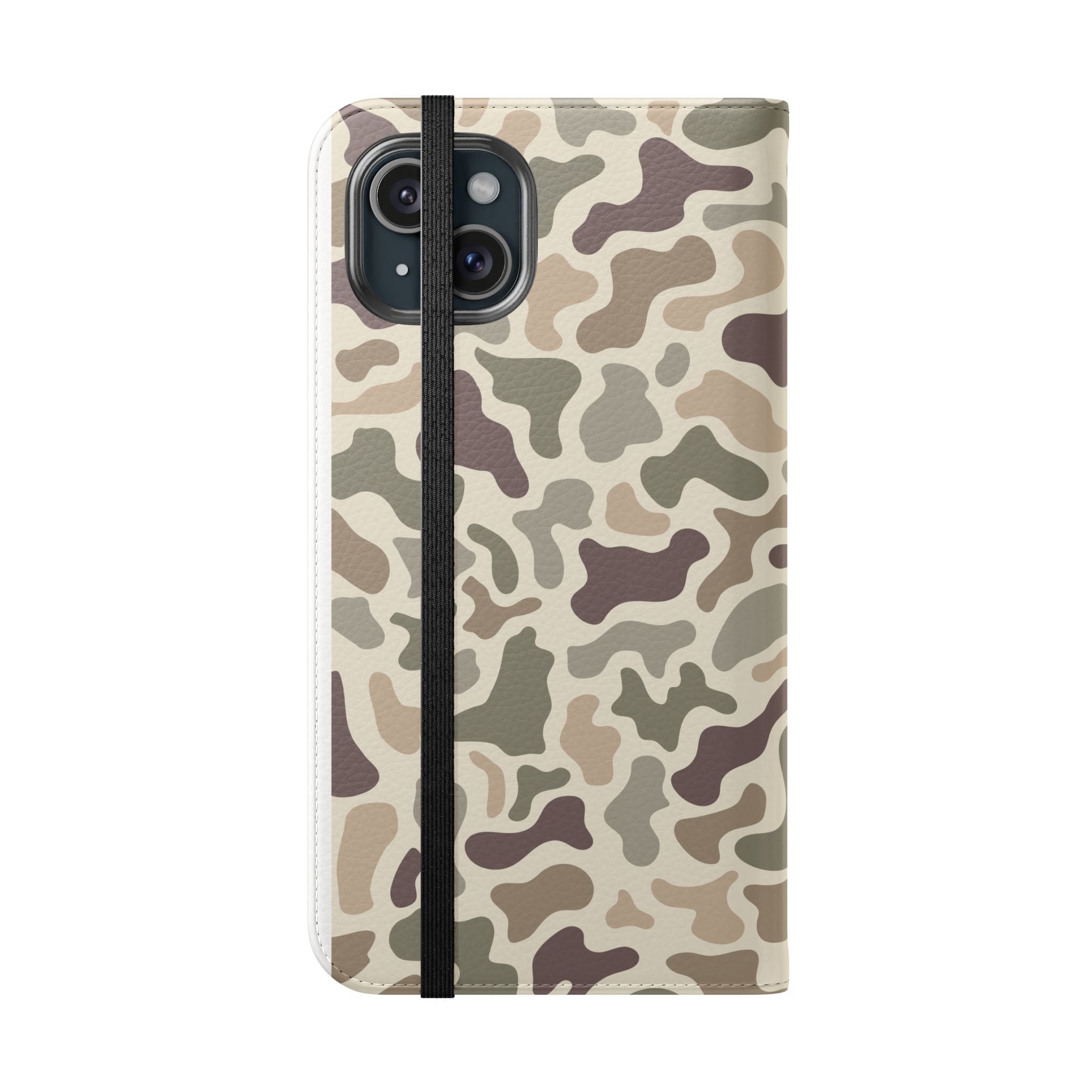 Duck Camouflage Flip Phone Case — Wallet Flip Case with Card Slots