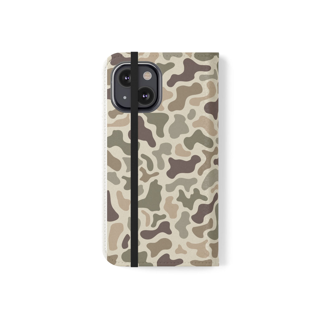 Duck Camouflage Flip Phone Case — Wallet Flip Case with Card Slots