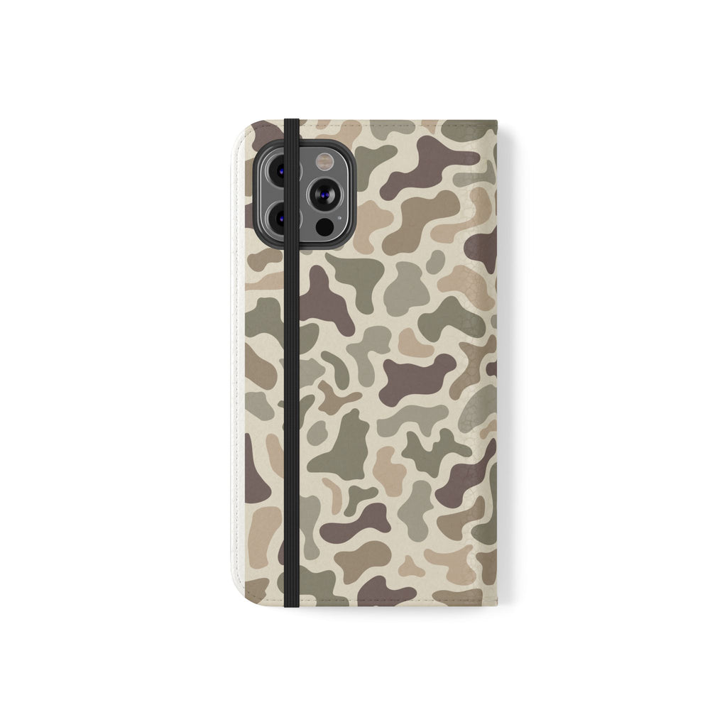 Duck Camouflage Flip Phone Case — Wallet Flip Case with Card Slots