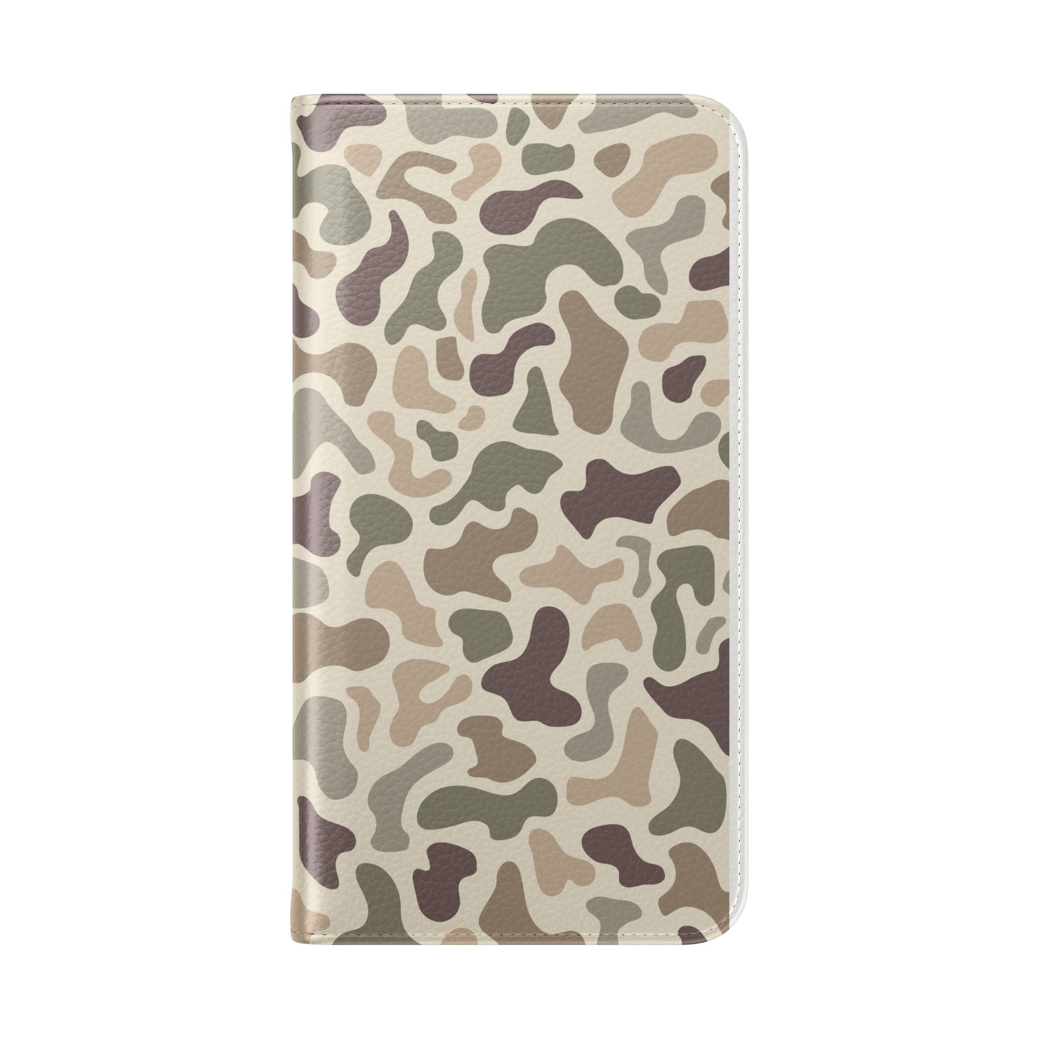Duck Camouflage Flip Phone Case — Wallet Flip Case with Card Slots