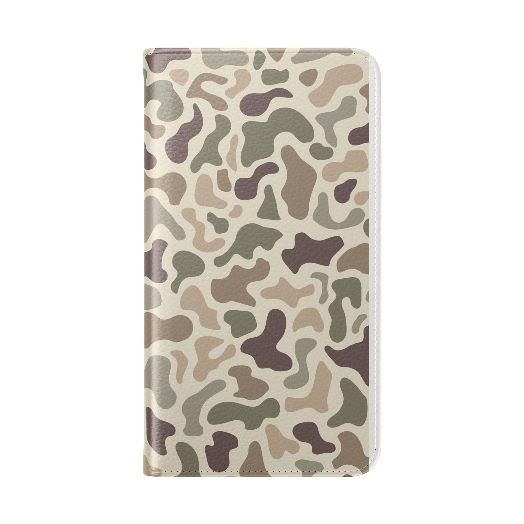 Duck Camouflage Flip Phone Case — Wallet Flip Case with Card Slots