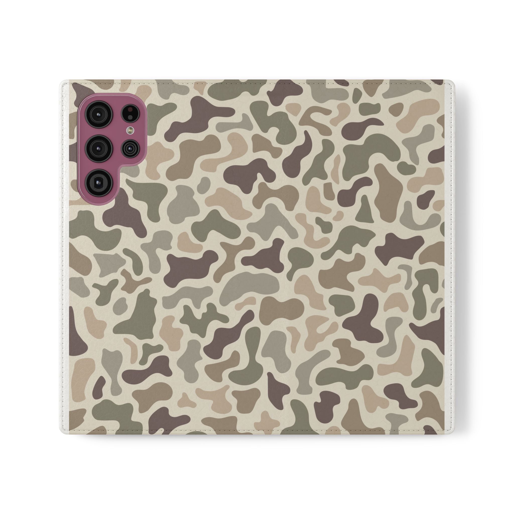 Duck Camouflage Flip Phone Case — Wallet Flip Case with Card Slots
