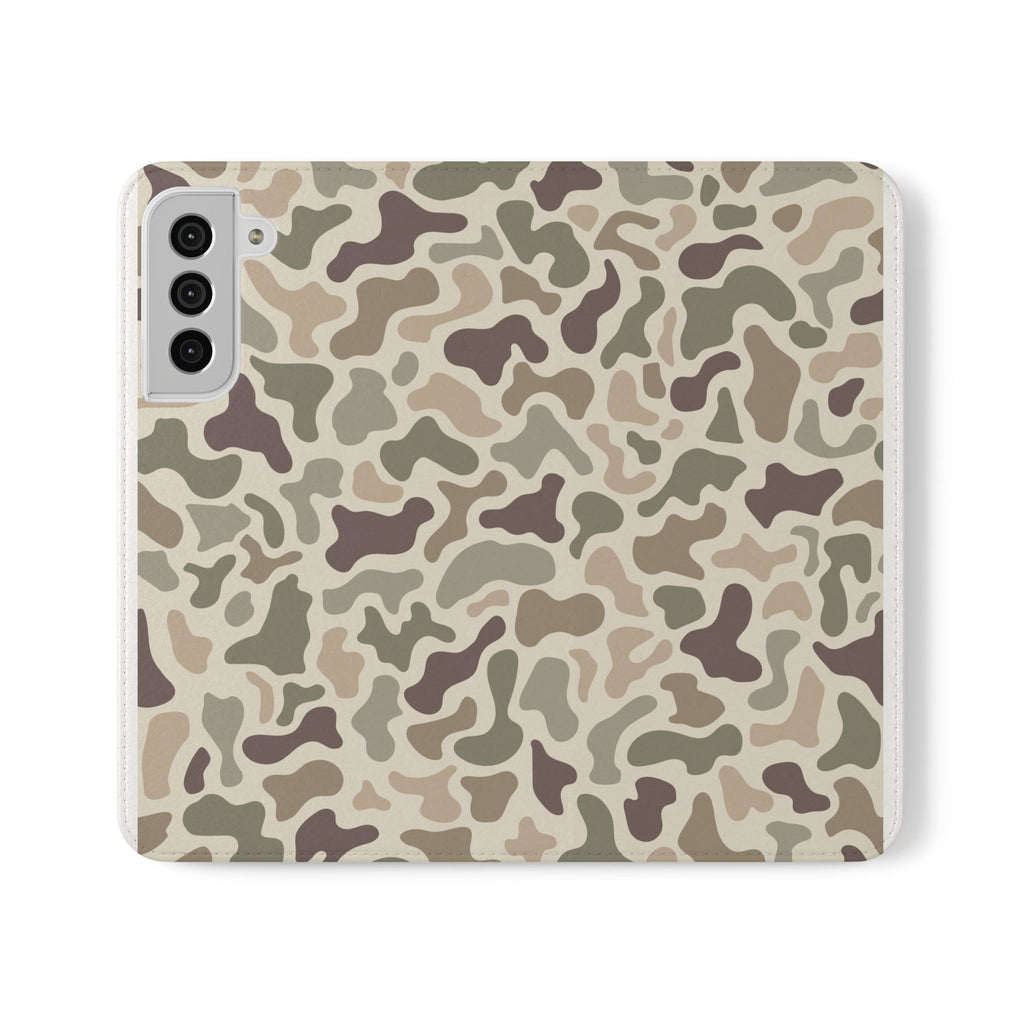 Duck Camouflage Flip Phone Case — Wallet Flip Case with Card Slots