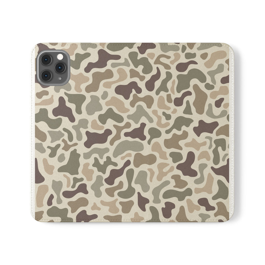 Duck Camouflage Flip Phone Case — Wallet Flip Case with Card Slots