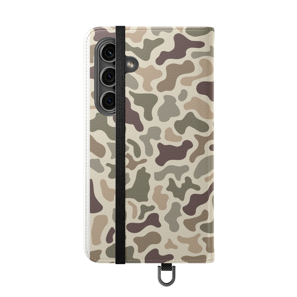 Duck Camouflage Flip Phone Case — Wallet Flip Case with Card Slots