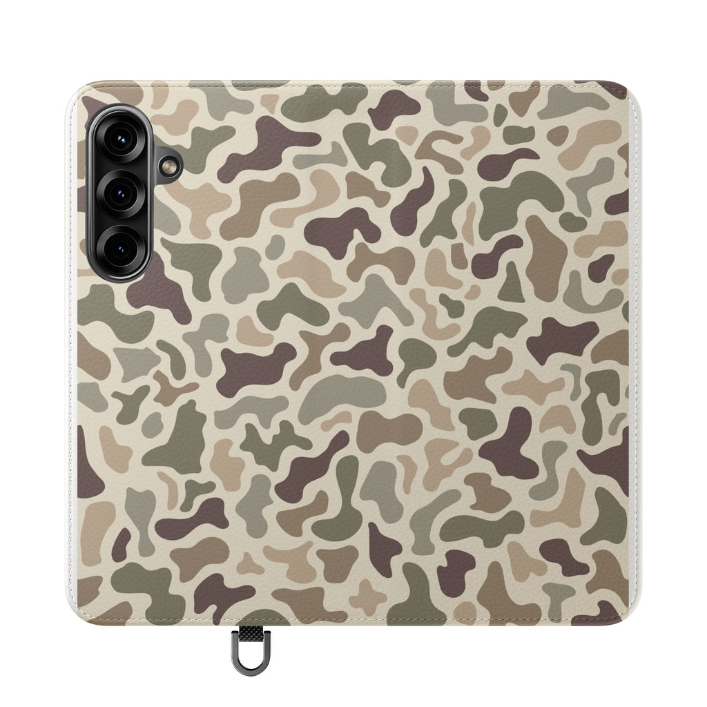 Duck Camouflage Flip Phone Case — Wallet Flip Case with Card Slots