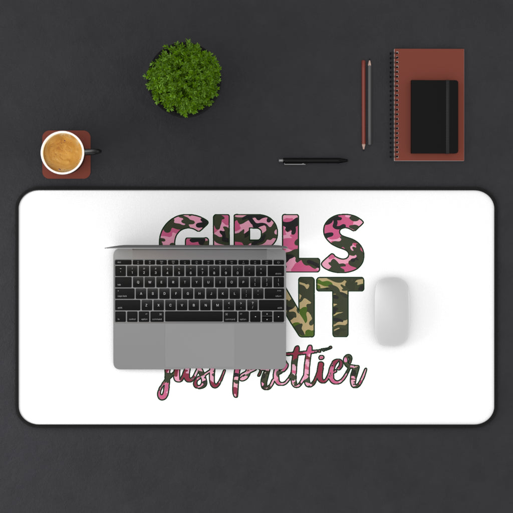 Girls Hunt Too Camo Desk Mat