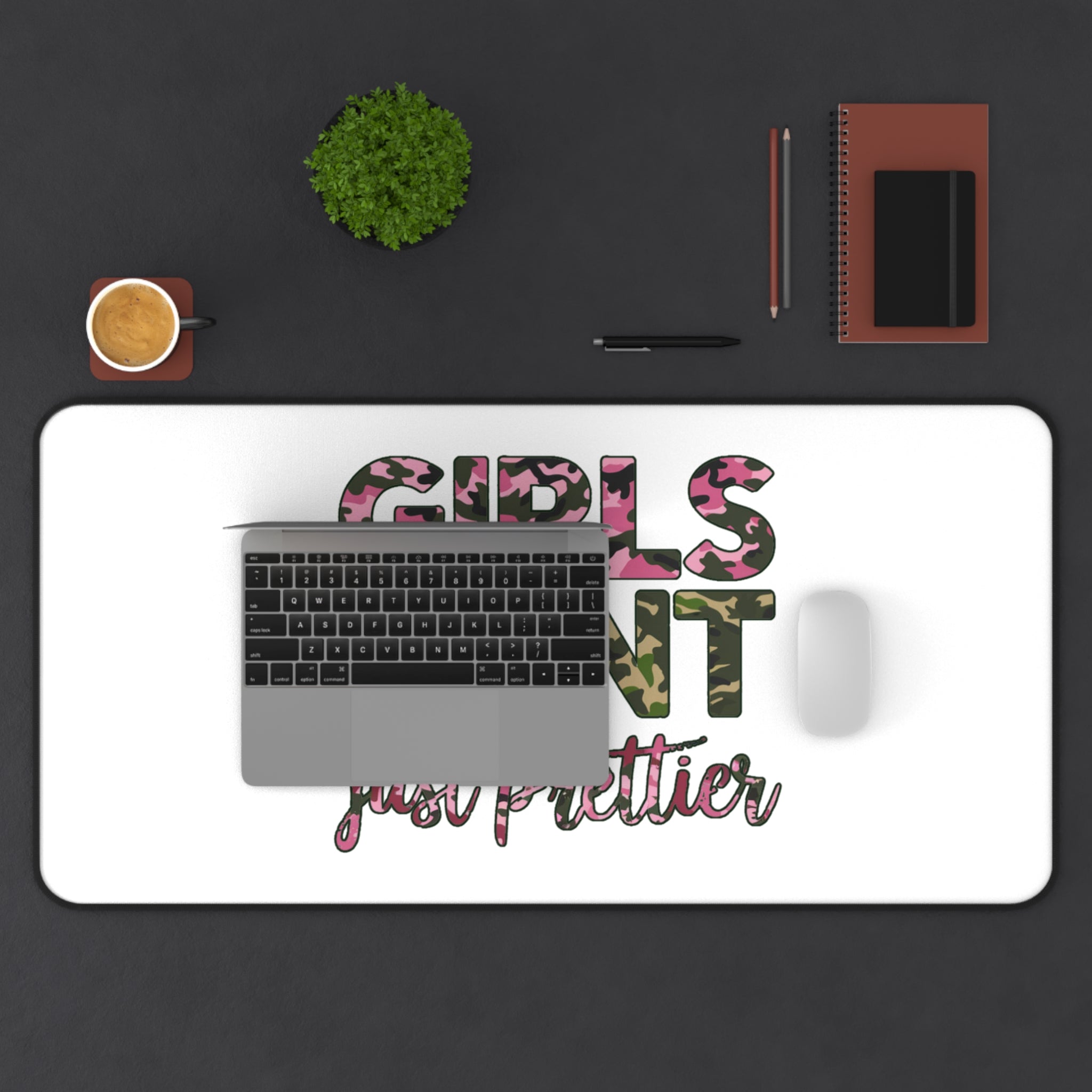Girls Hunt Too Camo Desk Mat