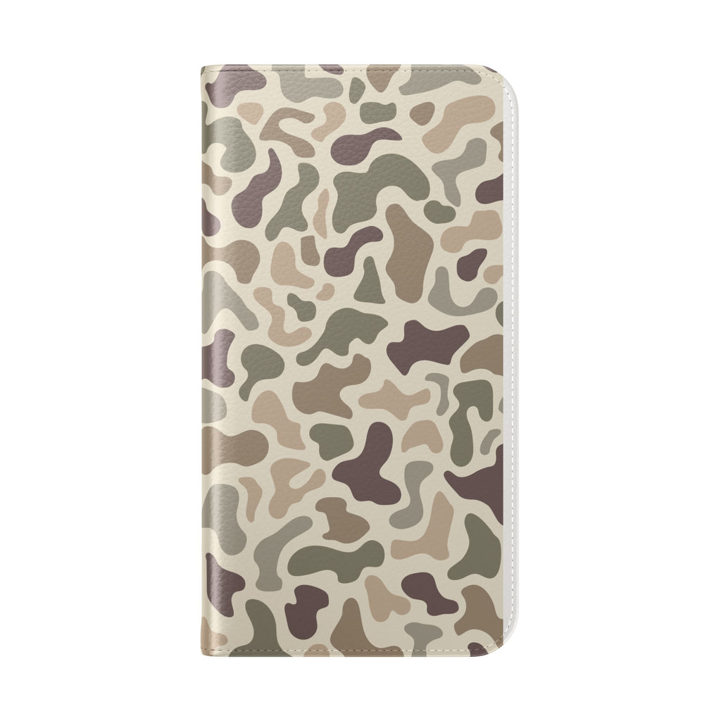 Duck Camouflage Flip Phone Case — Wallet Flip Case with Card Slots