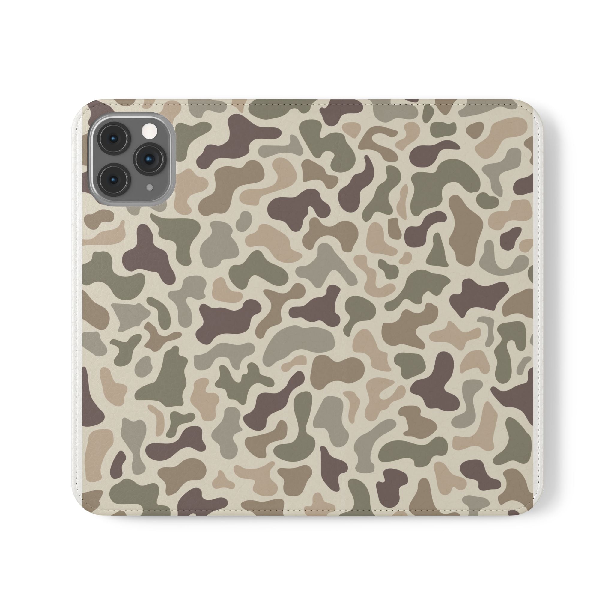 Duck Camouflage Flip Phone Case — Wallet Flip Case with Card Slots