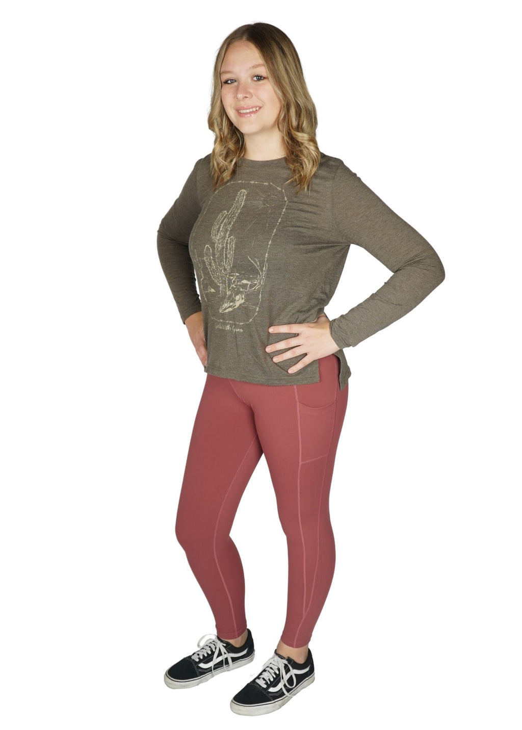 Eclipse Concealed Carry Legging | Mauve